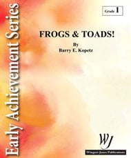 Frogs and Toads! Concert Band sheet music cover Thumbnail